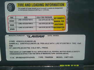 2026 Lamar 77x10  Dump DM771025