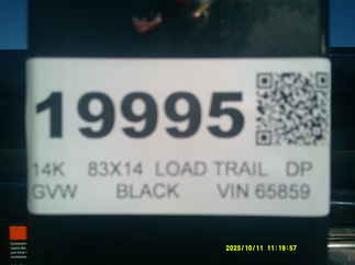 2026 Load Trail 83x14  Dump DE8314072