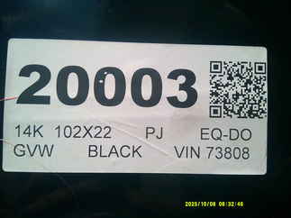 2026 PJ Trailer 102x22 F8 Equipment Deckover F8J2272BSYK