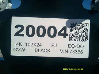 2026 PJ Trailer 102x24 F8 Equipment Deckover F8J2472BSYK