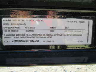 2026 Rettig 82x16 Retco Utility