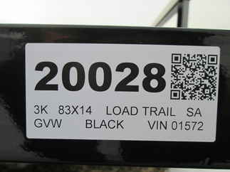 2026 Load Trail 83x14  Single Axle Utility SE8314031