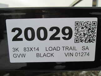 2026 Load Trail 83x14  Single Axle Utility SE8314031