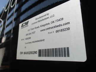 NEW CM 7 x 84 SS Flatbed Truck Bed