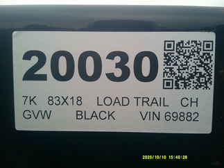 2026 Load Trail 83x18  Car Hauler CH8318032