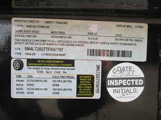 2026 Liberty 83x20  Equipment Tilt LT14K83X20SPB8WF