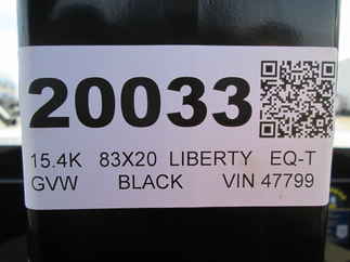 2026 Liberty 83x20  Equipment Tilt LT14K83X20SPB8WF