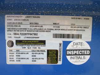 2026 Liberty 83x22  Equipment Tilt LT14K83X22SPB8WF