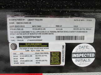 2026 Liberty 83x22  Equipment Tilt LT14K83X22SPB8WF