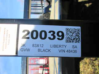 2026 Liberty 83x12  Single Axle Utility LU3K83X12