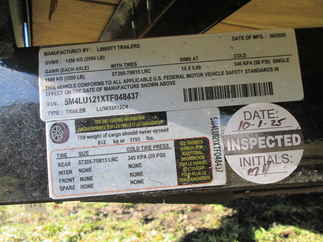 2026 Liberty 83x12  Single Axle Utility LU3K83X12