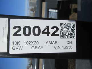 2026 Lamar 102x20  Car Hauler CC022025