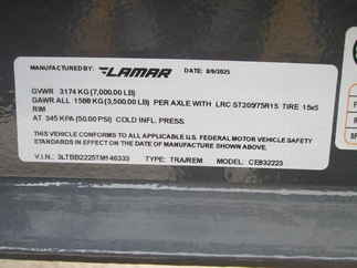 2026 Lamar 83x22  Car Hauler CE832223