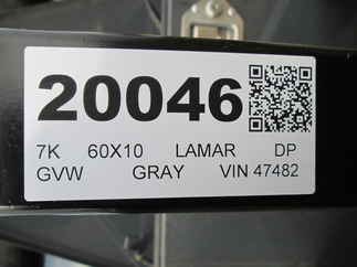 2026 Lamar 60x10  Dump DS601017