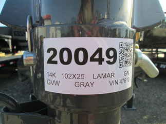 2026 Lamar 102x25  Gooseneck FS022527