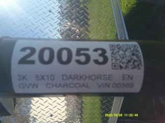 2026 Darkhorse 5x10  Enclosed Cargo DHW5X10SA30