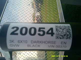 2026 Darkhorse 6x10  Enclosed Cargo DHW6X10SA30