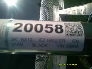 2026 EZ Hauler 6x10  Enclosed Cargo EZEC6X10-XLTP2