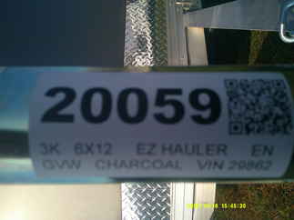 2026 EZ Hauler 6x12  Enclosed Cargo EZEC6X12SA-XLTP2