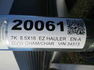 2026 EZ Hauler 8.5x16  Enclosed Car Hauler EZEC8.5X16-UTV