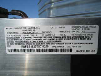 2026 EZ Hauler 7.5x16  Enclosed Cargo EZEC7.5X16-UTV