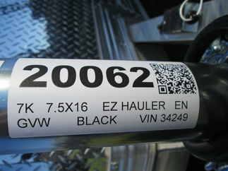 2026 EZ Hauler 7.5x16  Enclosed Cargo EZEC7.5X16-UTV