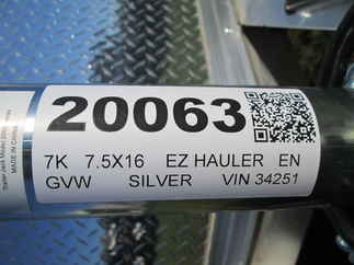 2026 EZ Hauler 7.5x16  Enclosed Cargo EZEC7.5X16-IF