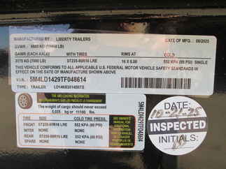 2026 Liberty 83x14  Dump LD14K83X14B8TSFT