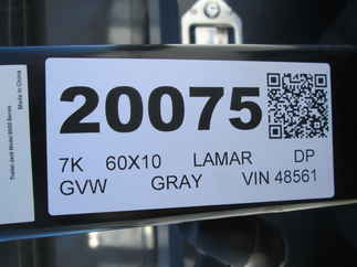 2026 Lamar 60x10  Dump DS601017