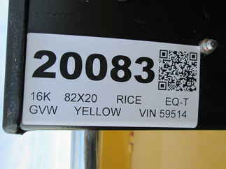 2026 Rice 82x20  Equipment Tilt PTHD20