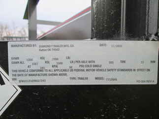 2026 Diamond T 77x12  Single Axle Utility 7712SAS