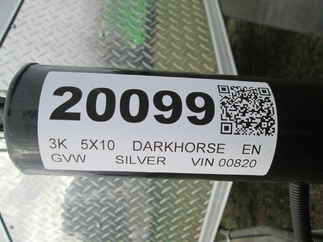 2026 Darkhorse 5x10  Enclosed Cargo DHW5X10SA30