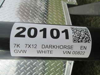 2026 Darkhorse 7x12  Enclosed Cargo DHW7X12TA35