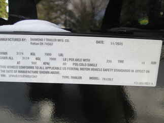 2026 Diamond T 79x12  Equipment Tilt 7912SLT