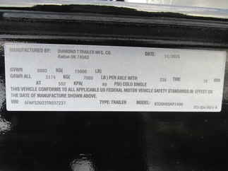 2026 Diamond T 83x20  Equipment 8320HDSKP1408