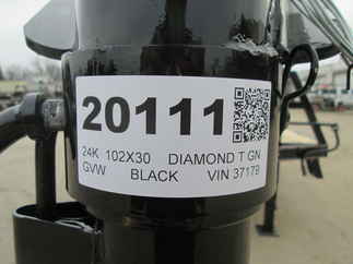 2026 Diamond T 102x30  Gooseneck 10230DTF240