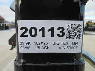 2026 Big Tex 102x25  Gooseneck 22GN-25D5A-MRBK