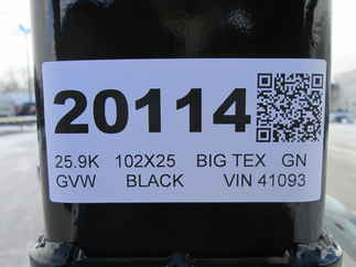 2026 Big Tex 102x25  Gooseneck 25GN-25D5A-MRBK