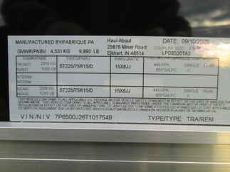 2026 Haul-About 8.5x20  Enclosed Car Hauler LPD8520TA3