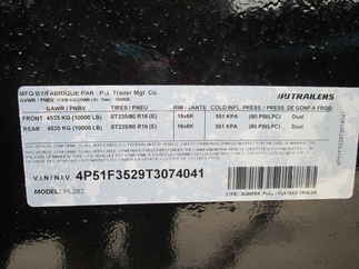 2026 PJ Trailer 102x28 PL Equipment Deckover PLP28A2BSWK