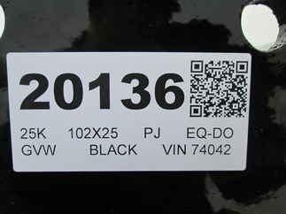 2026 PJ Trailer 102x25 PL Equipment Deckover PLP25A2BSWK