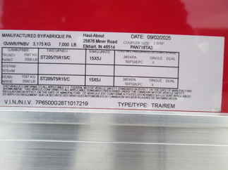 2026 Haul-About 7x16  Enclosed Cargo PAN716TA2