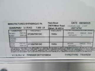 2026 Haul-About 7x14  Enclosed Cargo LNX714TA2