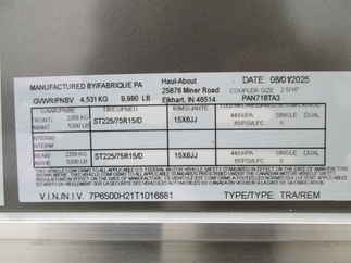 2026 Haul-About 7x18  Enclosed Cargo PAN718TA3