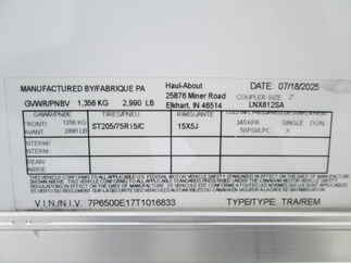 2026 Haul-About 6x12  Enclosed Cargo LNX612SA