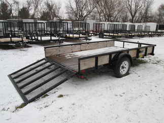 2015 Big Tex 77x12  Single Axle Utility 35SA-12BK4RG