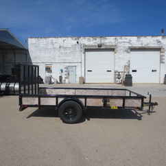 2015 Big Tex 77x12  Single Axle Utility 35SA-12BK4RG