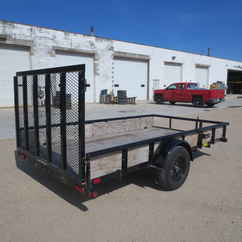 2015 Big Tex 77x12  Single Axle Utility 35SA-12BK4RG