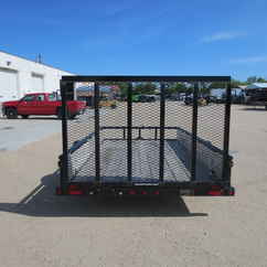 2015 Big Tex 77x12  Single Axle Utility 35SA-12BK4RG