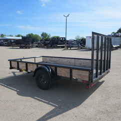 2015 Big Tex 77x12  Single Axle Utility 35SA-12BK4RG
